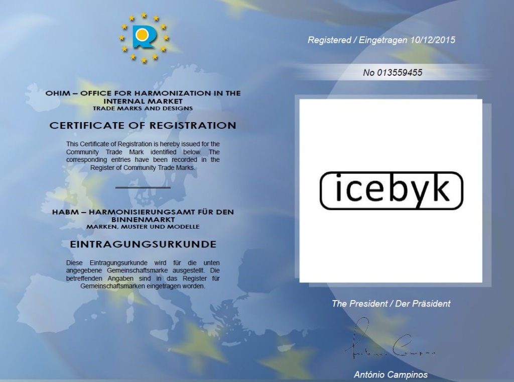 Icebyk Trademark